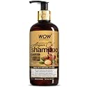 WOW Skin Science Moroccan Argan Oil Shampoo For Dry Hair/Dandruff/Hair Loss/Hair Growth/Frizzy Hair - 300 ml