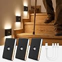 wowatt Rechargeable Stair Lights Motion Sensor Indoor, Wireless Night Light