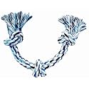 Wowdog Dog's Cotton Rope Chew Toy for Small and Medium | 3 Thick Chewable Knots-24 cm (Color May Vary)