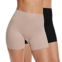 WOWENY Anti Chafing Slip Shorts for Under Dresses Underwear for Women Thigh Bands