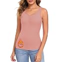 WOWENY Thermal Fleece Tank Top for Women Sleeveless Sweetheart Neck Winter Vest Underwear Tops Warm Cami Base Layer