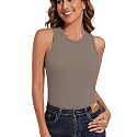 WOWENY Women's Thermal Tank Tops Sleeveless Underwear Tops Adjustable Straps Winter Camisole Fleece Shirts Warm Vest