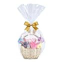 Wowfit Cello Bags,10 CT 16x24 inches Clear Cellophane Bags Perfect for Gift, Presents, Wine Bottles, Bridal/Baby Showers and More (1.2 Mil, Flat, No Gusset, 16x24 inches, NOT Include Ribbon)