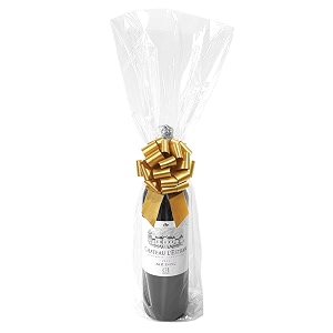 wowfit cello bags10 ct 9x20 inches clear cellophane bags perfect for gift presents wine bottles bridalbaby showers and more 12 mil flat no gusset 9x20 inches not include ribbon