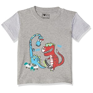 wowmom baby boy39s plain regular fit t-shirt