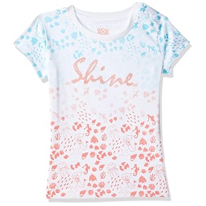 WOWMOM Baby Girls Floral Regular fit T-Shirt