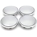 4pcs 65mm ABS Chrome Car Wheel Center Tyre Rim Hub Cap Cover | Color- Silver