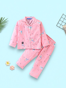 woxaa kids nightwear baby boys  baby girls printed cotton