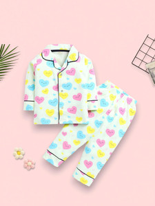 woxaa kids nightwear baby boys  baby girls printed cotton
