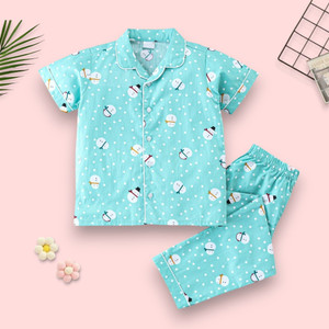 woxaa kids nightwear baby boys  baby girls printed cotton
