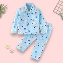 Woxaa Kids Nightwear Baby Boys & Baby Girls Printed Cotton