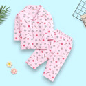 Woxaa Kids Nightwear Baby Boys & Baby Girls Printed Cotton