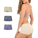 Woxer Womens Boxer Briefs Underwear – Ultra Short Boyshorts Panties, Modal Fabric, Chafe-Free, Boxers for Sleep &amp; Gym