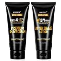 WOZUTUNT 3.4 FL OZ Aftershave for Men Set, Post Shave Balm & Shaving Cream