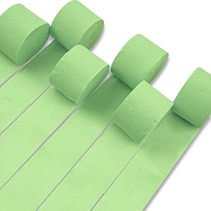 wp wanna party crepe streamers light green party streamers decorations for birthday family gathering wedding decoration for adult