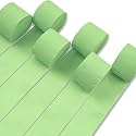 WP Wanna Party Crepe Streamers Light Green, Party Streamers Decorations for Birthday, Family Gathering, Wedding Decoration for Adult
