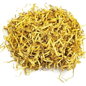 wp wanna party golden paper shreds shredded paper for gift packaging box amp basket filler paper grass for decorative packing 30 grams