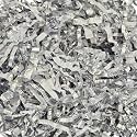 WP WANNA PARTY Silver Paper Shreds, Shredded Paper for Gift Packaging, Box & Basket Filler, Paper Grass for Decorative Packing, 30 Grams