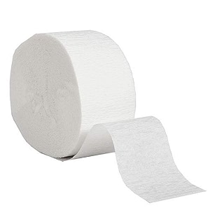 wp wanna party white crepe paper streamers 35 inch widening 4 rolls white party streamer for various birthday baby shower festival party decorations-4pc