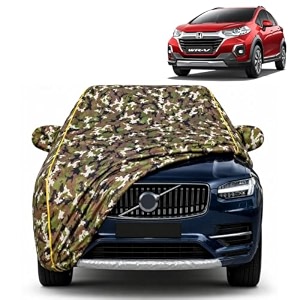 wr-v 100 waterproof car cover  dustproof sun protection cover  soft cotton lining  triple stitched  mirror pocket  antenna pocket  all weather body cover army