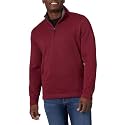 Wrangler Authentics Men's Long Sleeve Fleece Quarter-zip