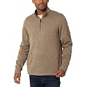 Wrangler Authentics Men's Long Sleeve Fleece Quarter-zip