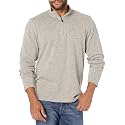 Wrangler Authentics Men's Long Sleeve Fleece Quarter-zip