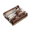 Wrangler - Faux Shearling Throw Blanket for Bed &amp; Couch, 50 x 60