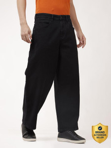 Wrangler Loose Fit Men Black Jeans