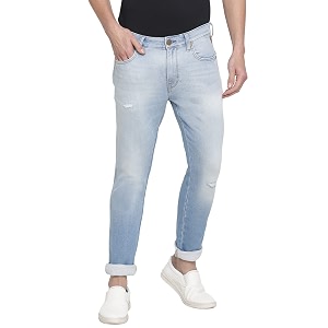 Wrangler Mens Slim Fit Mid-Rise Jeans