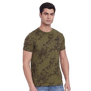 Wrangler Mens Solid Fitted Tshirts