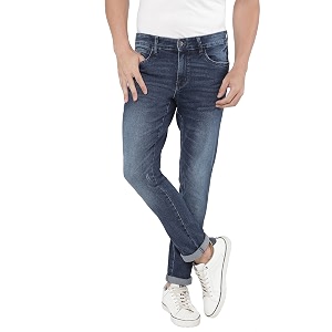 Wrangler Mens Vegas Skinny Fit Low-Rise Jeans