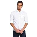 Wrangler Men White Printed Slim FiT-Shirt