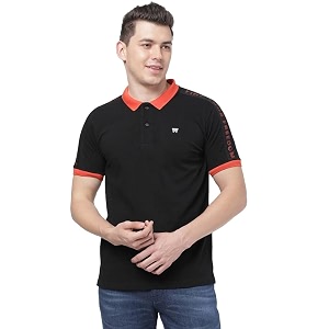 Wrangler Men Black Cut and Sew Regular