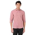 Wrangler Men Dusky Pink Solid Regular FiT-Shirt