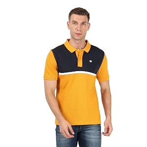 Wrangler Men Multicolor Printed Polo Tshirt