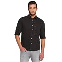 Wrangler Men Charcoal OD Solid Regular FiT-Shirt
