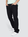 Wrangler Men Slim Low Rise Black Jeans