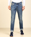 Wrangler Men Slim Low Rise Blue Jeans