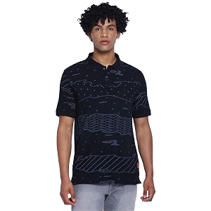 Wrangler Printed Cotton Regular Fit Mens T-Shirt