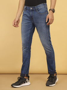 Wrangler Skinny Men Blue Jeans