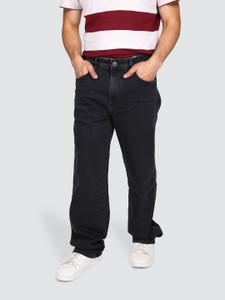 Wrangler Straight Fit Men Black Jeans