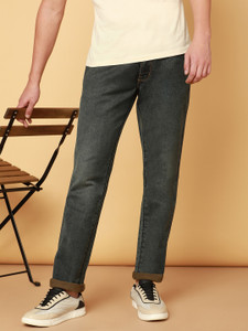 Wrangler Straight Fit Men Grey Jeans