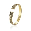 Wrangler Turquoise Cuff Bracelet, Carved Floral Western Jewelry for Women