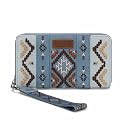 Montana West Wrangler Women's RFID Blocking Wristlet Wallet, Western Style Wrist Strap, Zipper Pocket, Card Holder, Coin Purse. WG2214-W006JN