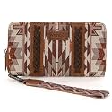 Wrangler Wallet Wristlet Aztec Clutch Long Purse Boho Credit Card Holder Wallet
