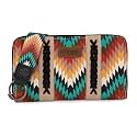 Wrangler Wallet Wristlet Aztec Clutch Long Purse Boho Credit Card Holder Wallet