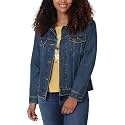 Wrangler Women's Relaxed Fit Memory Maker Jean Jacket