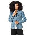 Wrangler Women's Relaxed Fit Memory Maker Jean Jacket