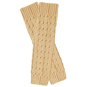 Wrapables Womens Cable Knit Leg Warmers